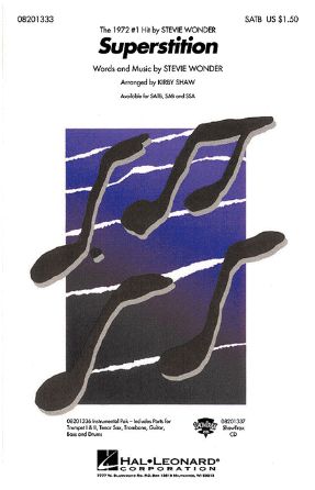 Superstition SATB - Arr. Kirby Shaw