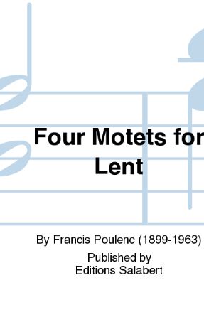 Tenebrae Factae Sunt - Francis Poulenc