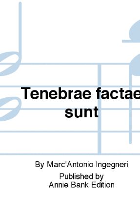 Tenebrae Factae Sunt - Ingegneri MP3
