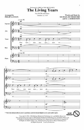 The Living Years SATB - Arr. Philip Lawson