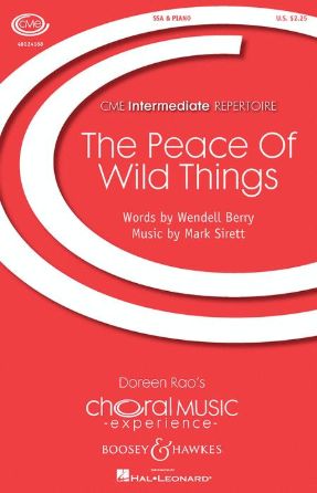 The Peace of Wild Things SSA - Mark Sirett