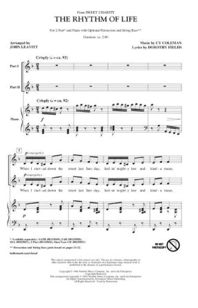 The Rhythm of Life 2-Part - Arr. John Leavitt