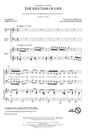 The Rhythm Of Life SATB - Arr. John Leavitt