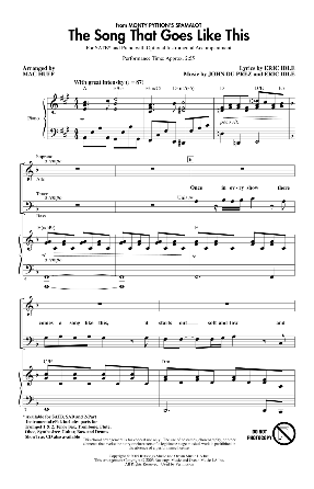 The Song That Goes Like This SATB - Arr. Mac Huff