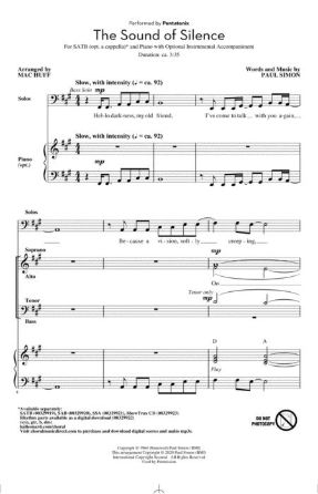 The Sound of Silence SATB - arr. Mac Huff