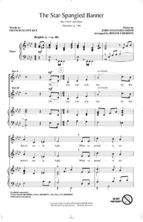 The Star-Spangled Banner 2-Part - arr. Roger Emerson