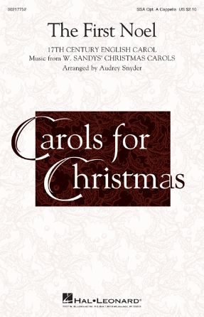 The First Noel SSA - Arr. Audrey Snyder