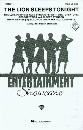 The Lion Sleeps Tonight TTBB - arr. Roger Emerson