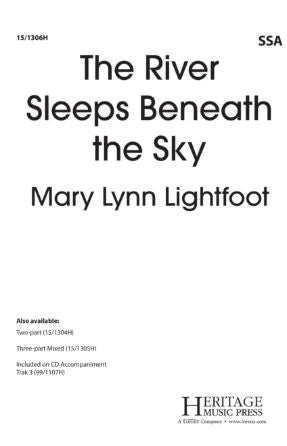 The River Sleeps Beneath The Sky SSA - Mary Lynn Lightfoot