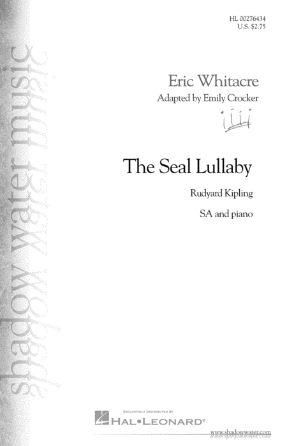 The Seal Lullaby SA - Eric Whitacre, ed. Emily Crocker