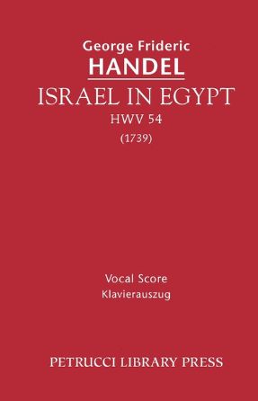 The depths have coverdd them (Israel in Egypt HWV 54 n. 23) SATB - Handel