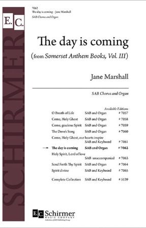 The day is coming SAB - Jane Marshall