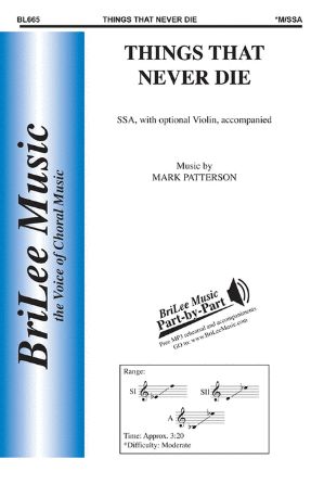 Things That Never Die SSA - Mark Patterson