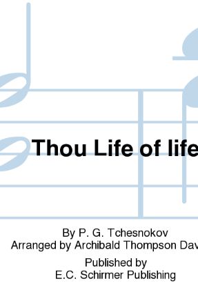 Thou Life of life SSAATTBB - Paul Tchesnokov