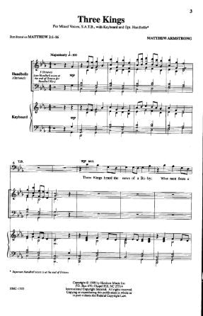 Three Kings SATB - Matthew Armstrong