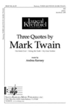 Three Quotes By Mark Twain SA - Andrea Ramsey