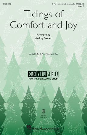 Tidings Of Comfort And Joy 3-Part Mixed - Arr. Audrey Snyder