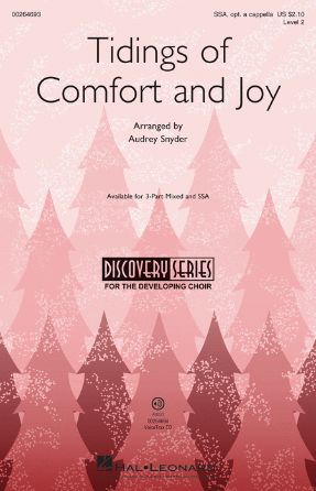 Tidings Of Comfort And Joy SSA - Arr. Audrey Snyder