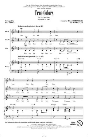 True Colors SSA - Arr. Tim Brent