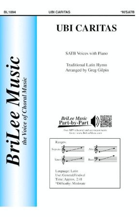 Ubi Caritas SATB - arr. Greg Gilpin