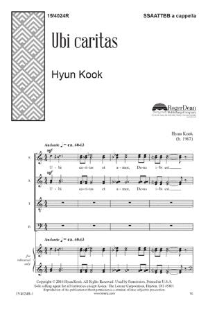 Ubi Caritas SSAATTBB - Hyun Kook