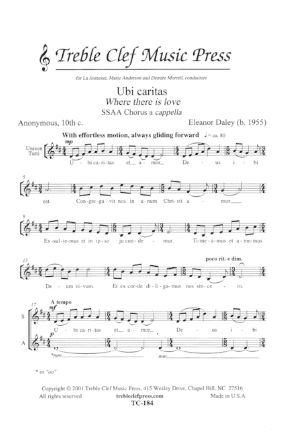 Ubi caritas SSAA - Eleanor Daley