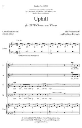 Uphill SATB - Jill Friedersdorf & Melissa Keylock