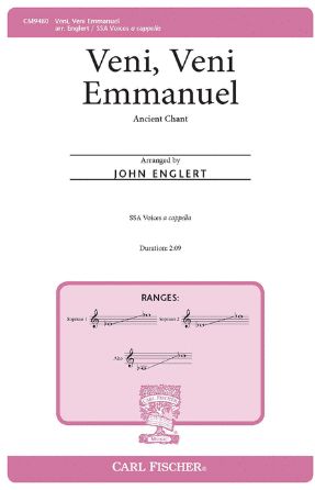 Veni, Veni Emmanuel SSA - Arr. John Englert