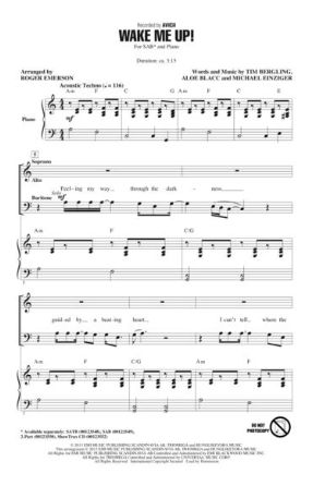 Wake Me Up! SAB - Arr. Roger Emerson
