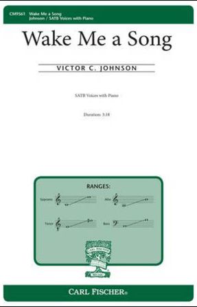 Wake Me A Song TTBB - Victor C. Johnson