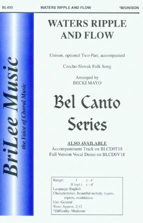 Waters Ripple And Flow Unison Or 2-Part - Arr. Becky Slagle Mayo