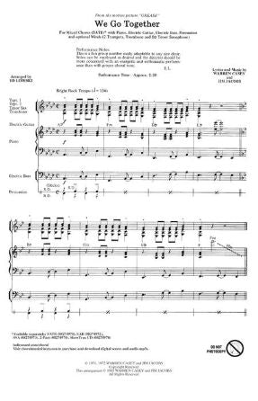 We Go Together SATB - Arr. Ed Lojeski