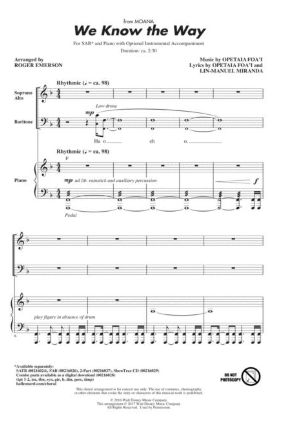 We Know the Way SAB - Arr. Roger Emerson