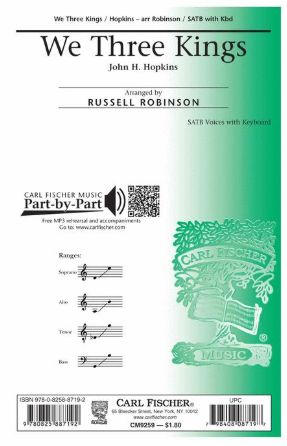 We Three Kings SATB - arr. Russell Robinson