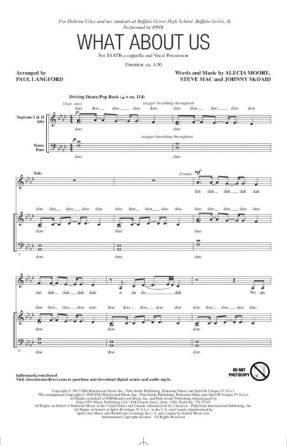 What About Us SSATB - Arr. Paul Langford