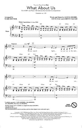 What About Us SATB - Arr. Mark Brymer