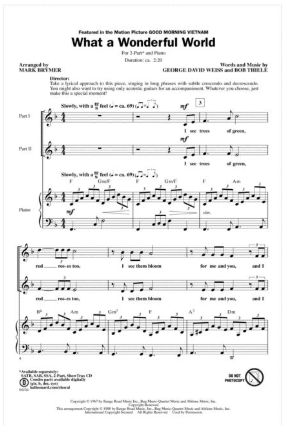 What a Wonderful World 2-Part - Arr. Mark Brymer