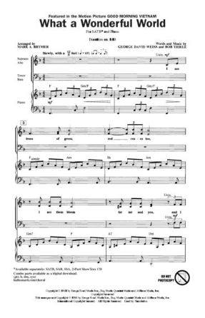 What A Wonderful World SATB - Arr. Mark Brymer