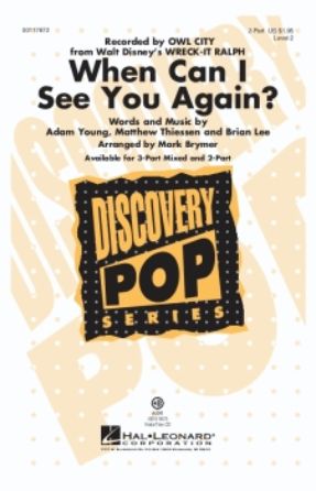 When Can I See You Again 2-Part - arr. Mark Brymer