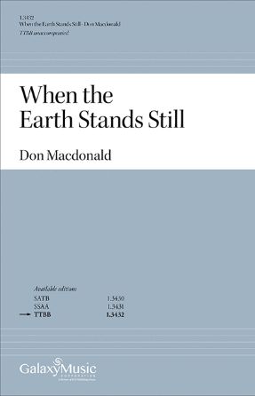 When The Earth Stands Still TTBB - Don Macdonald