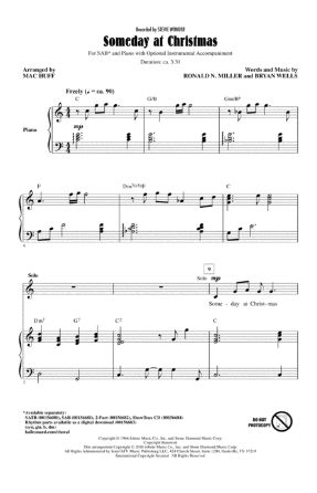 White Christmas SAB - arr. Mac Huff