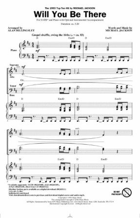 Will You Be There SATB - Arr. Alan Billingsley