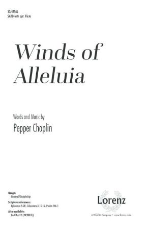 Winds Of Alleluia SATB - Pepper Choplin