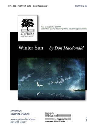Winter Sun SSATB - Don MacDonald