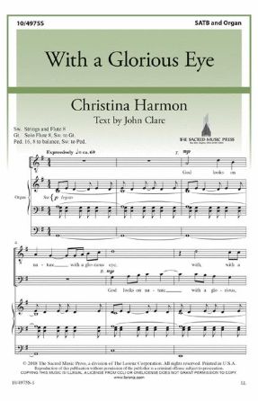 With A Glorious Eye SATB - Christina Harmon AK1