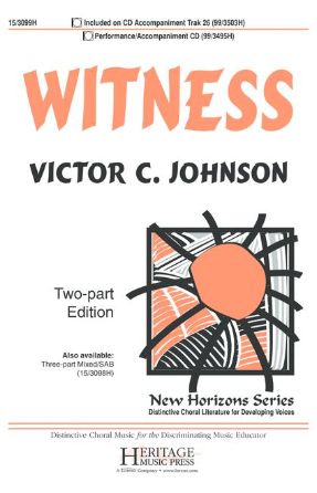 Witness 2-Part - Arr. Victor C. Johnson