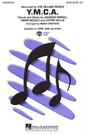 Y M C A SATB - Arr. Roger Emerson