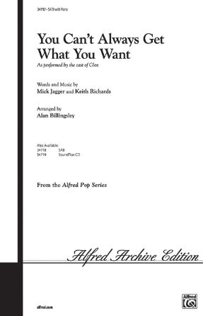 You Can't Always Get What You Want SATB - Arr. Alan Billingsley
