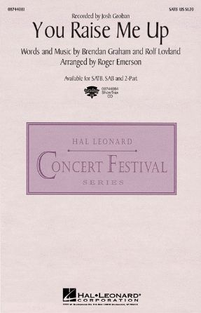 You Raise Me Up SATB - Arr. Roger Emerson